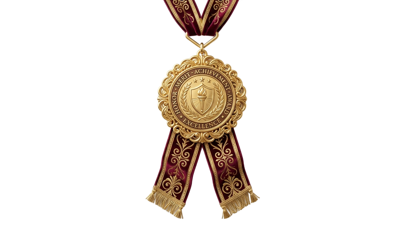 certificate medal png PNG transparent background