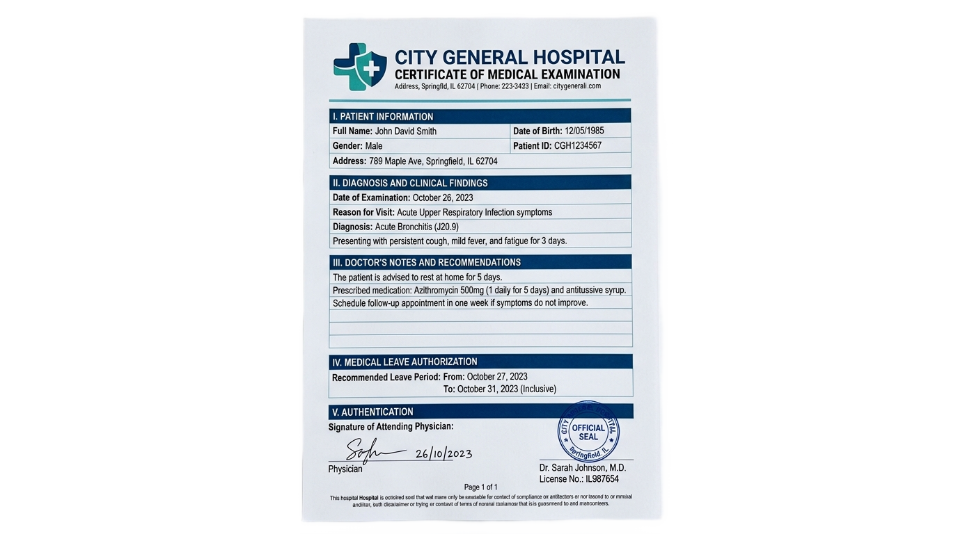 png medical certificate form pdf PNG transparent background