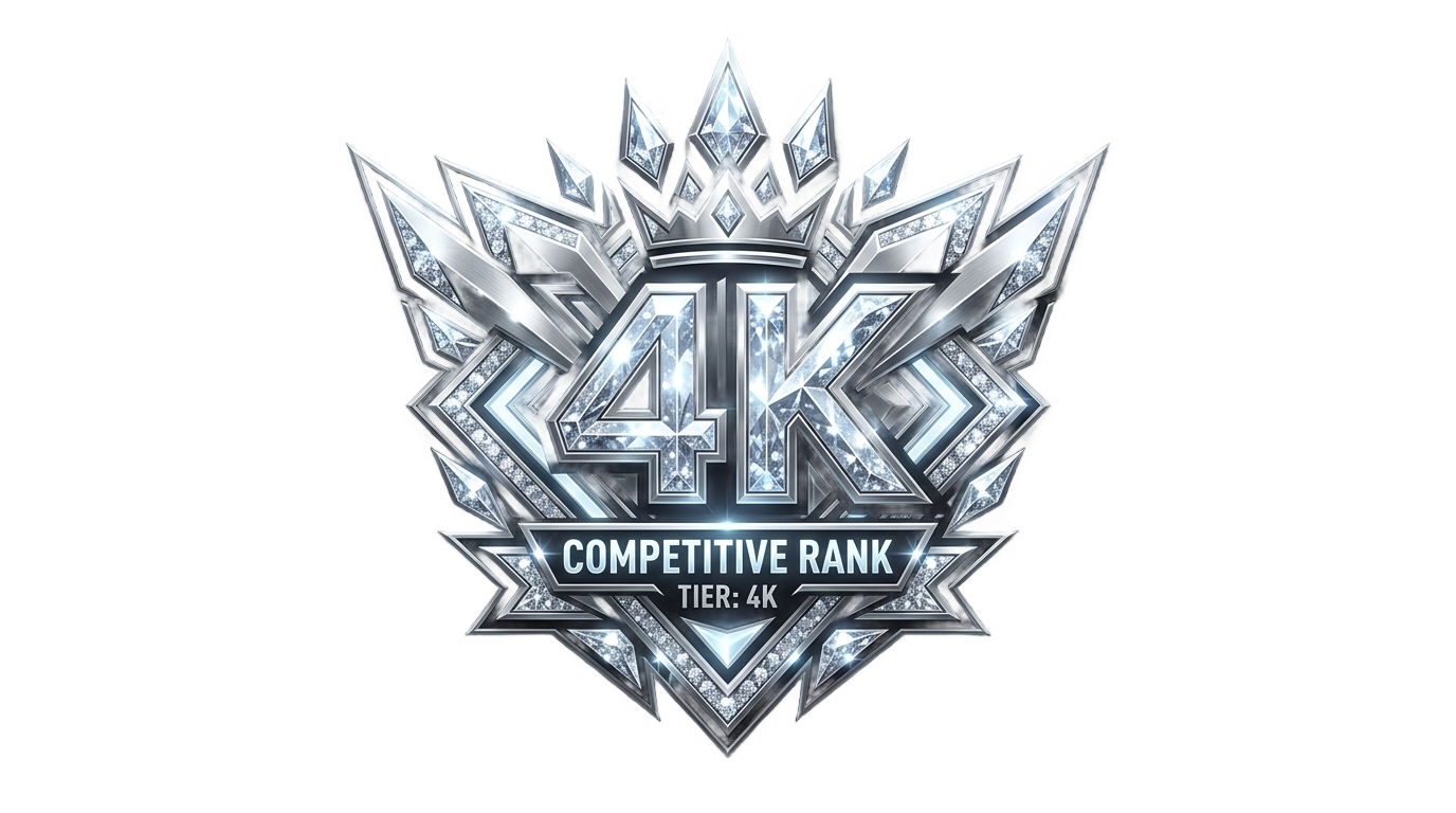 4k badge apex png PNG transparent background