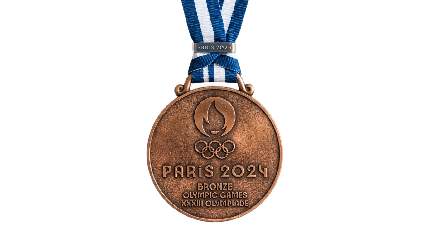olympic bronze medal 2024 png PNG transparent background