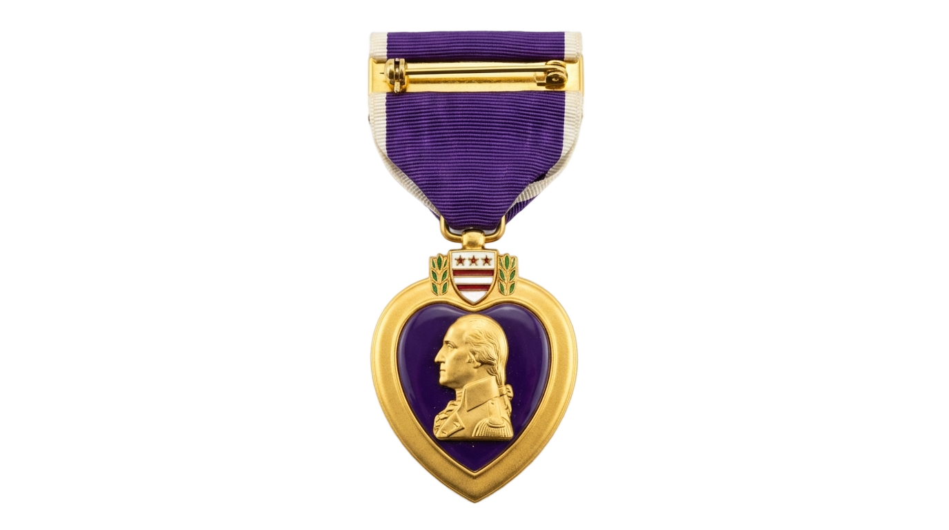 purple heart award png PNG transparent background