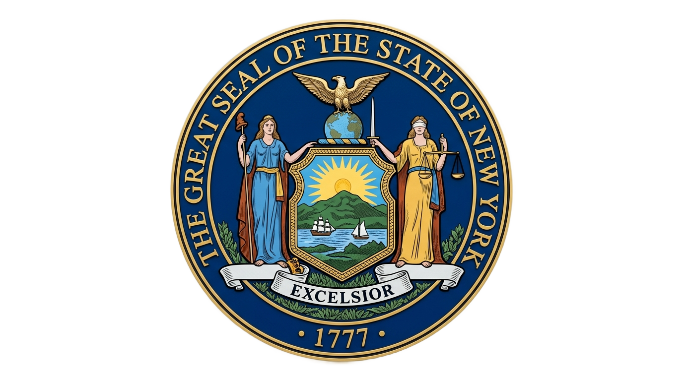 new york state seal png PNG transparent background