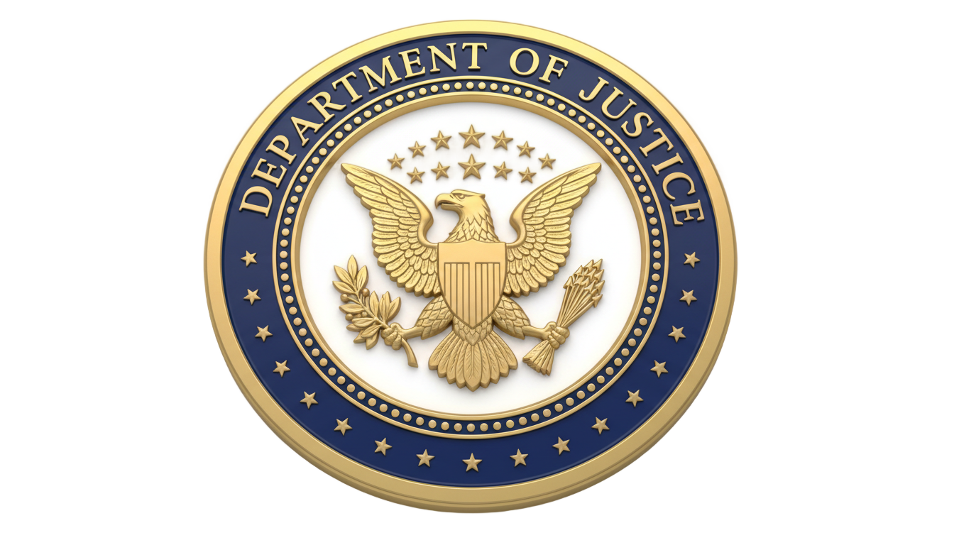 department of justice seal png PNG transparent background