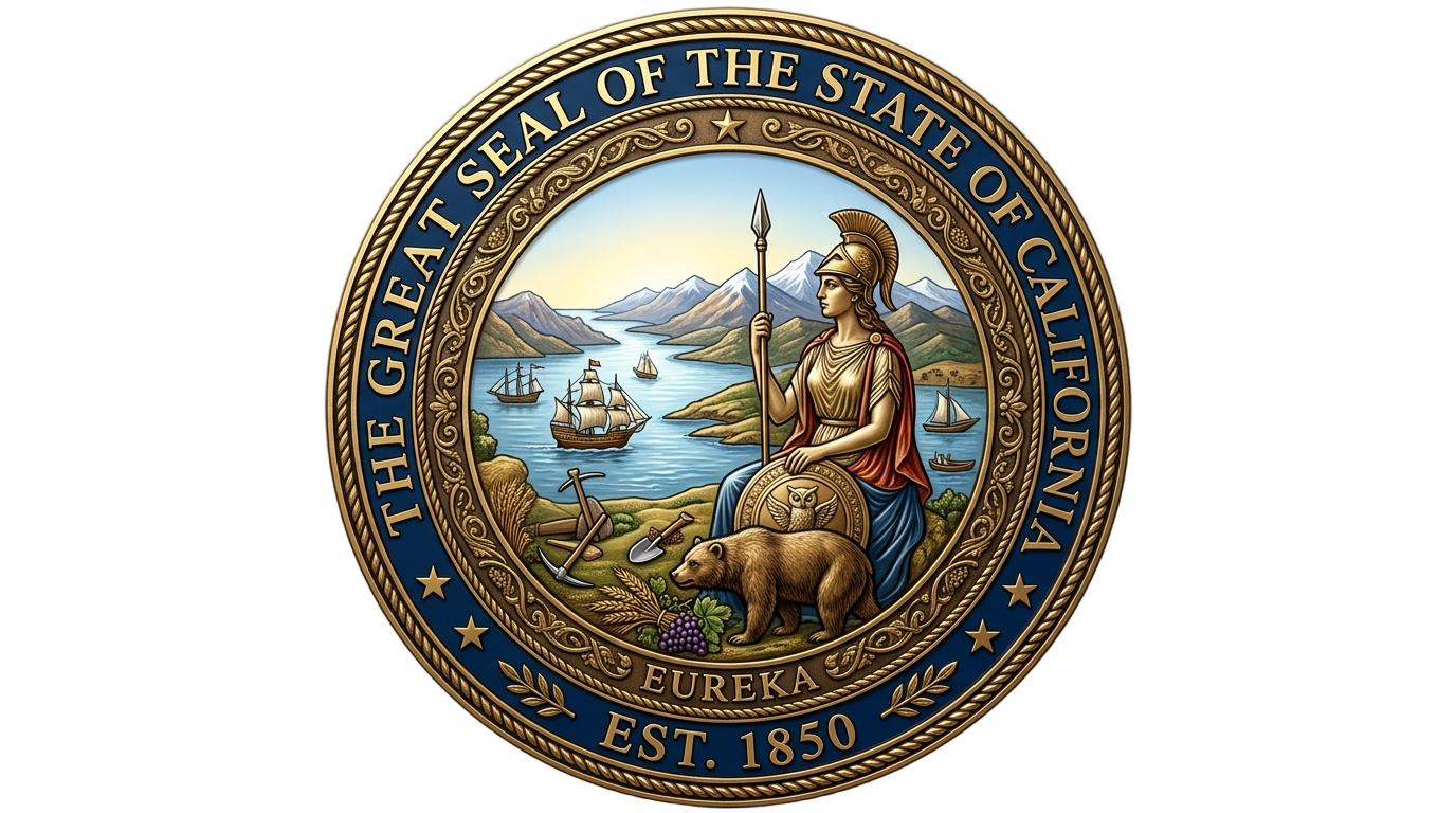 california state seal png PNG transparent background