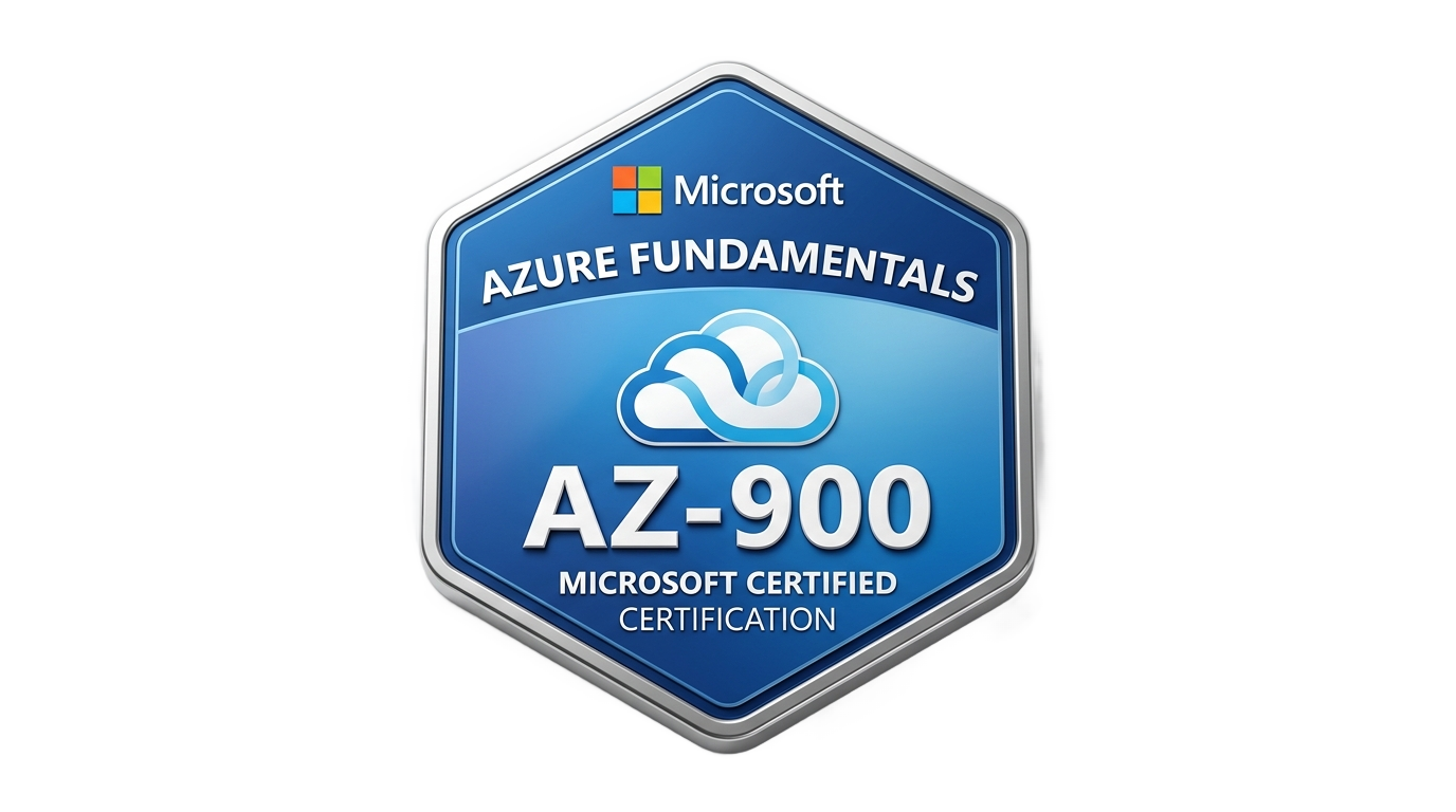 az-900 badge png PNG transparent background