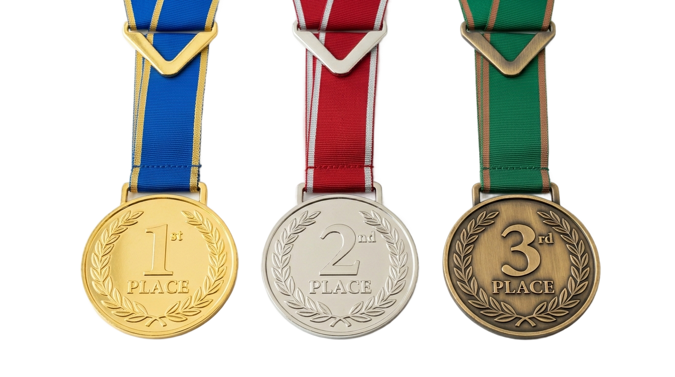 1st 2nd 3rd medal png PNG transparent background