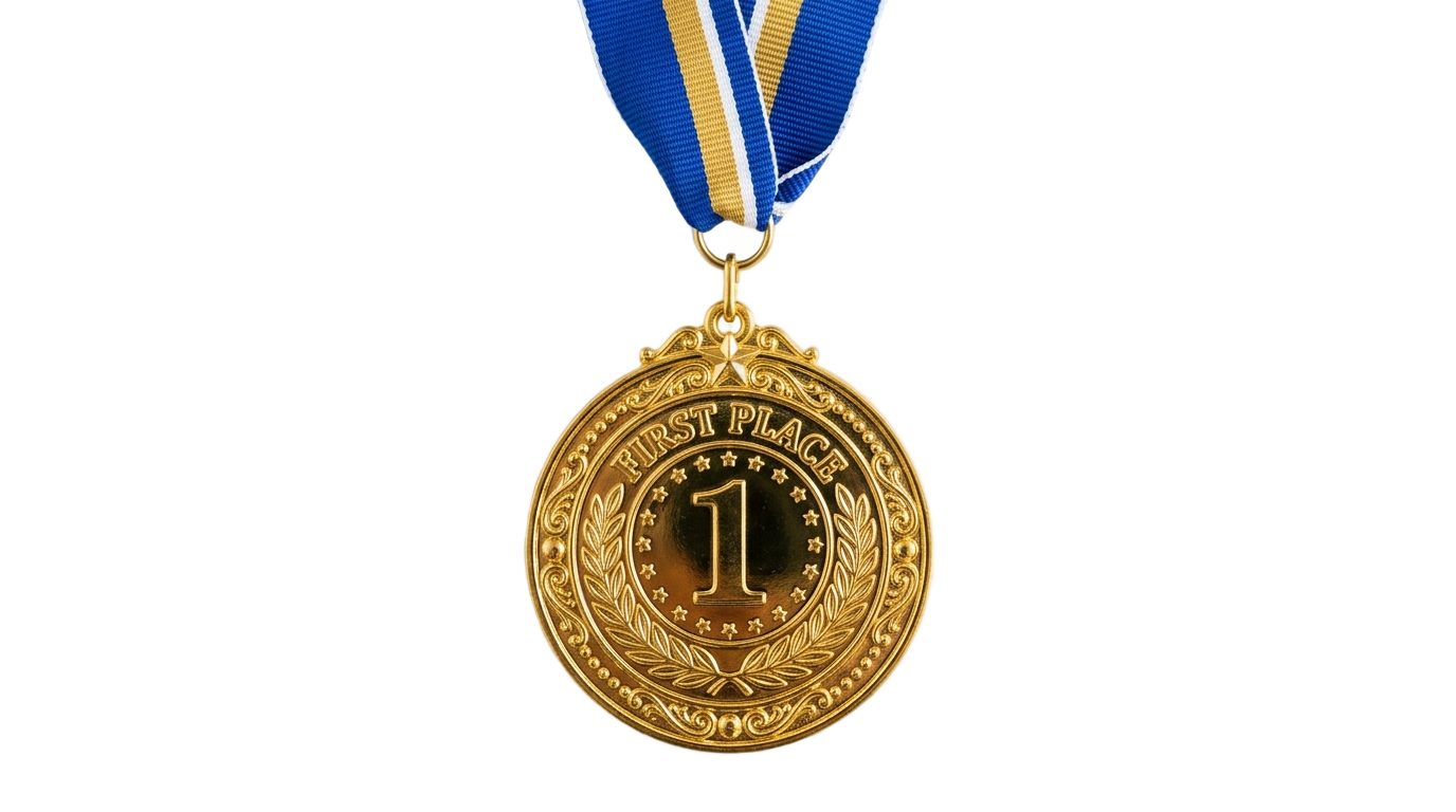 first prize medal png PNG transparent background