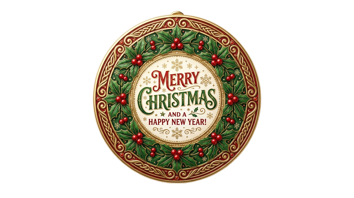 christmas badge png PNG transparent background