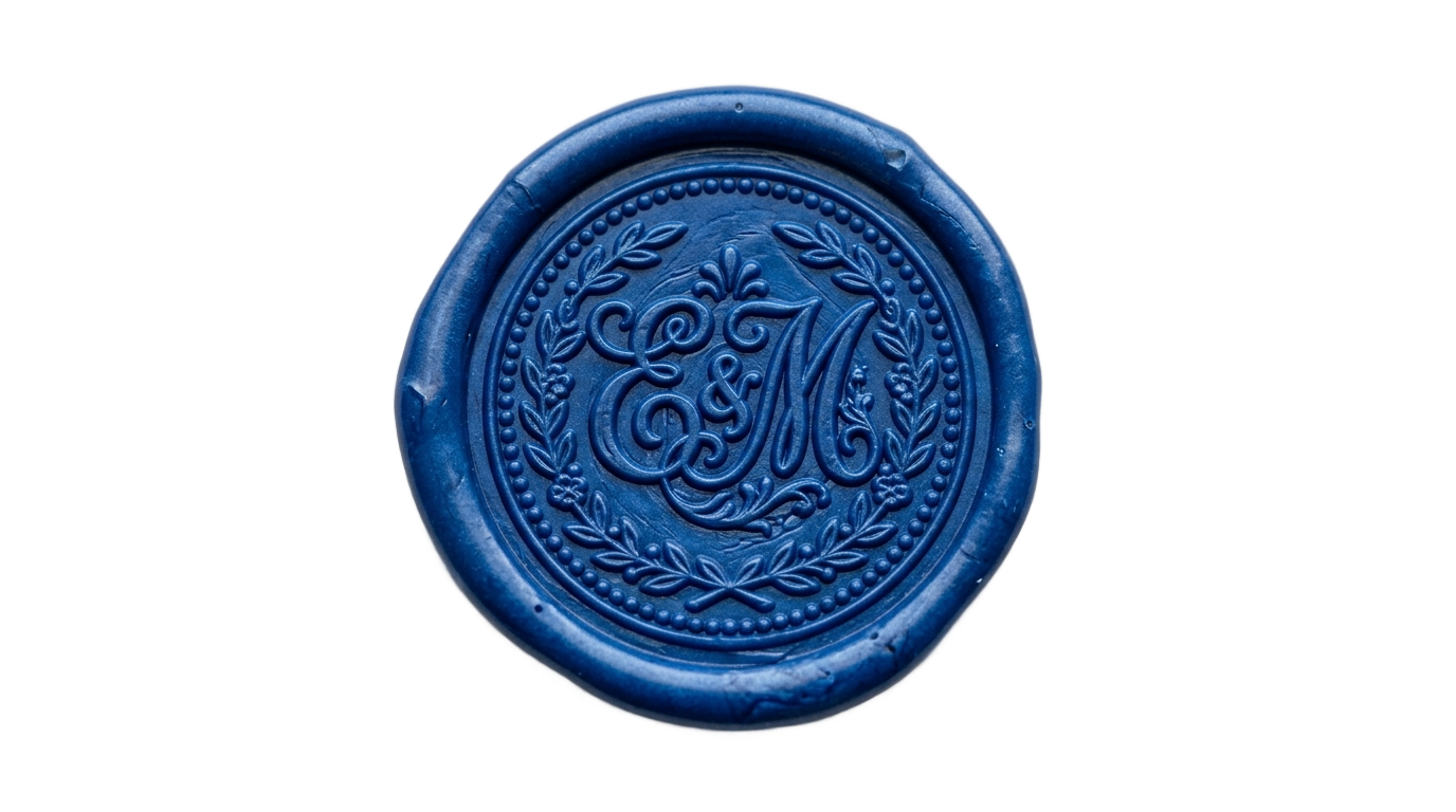 blue wax seal png PNG transparent background