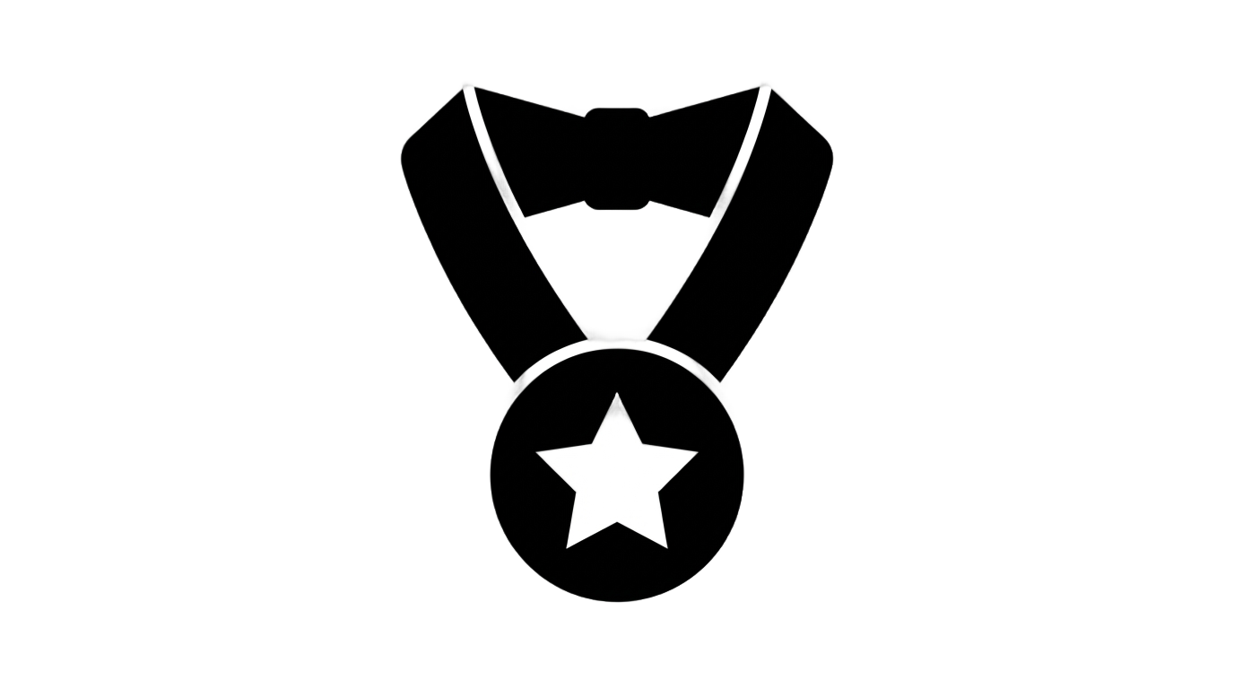 medal silhouette png PNG transparent background