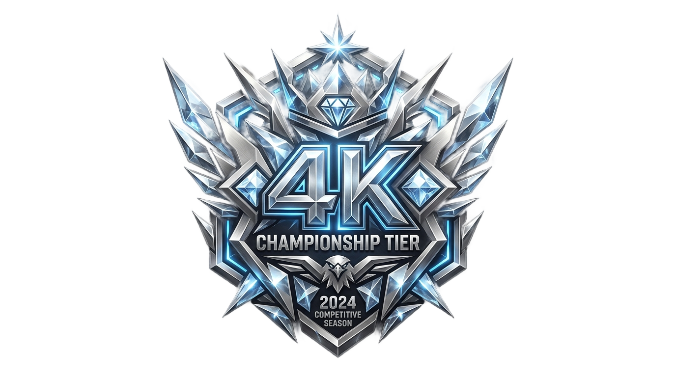 4k badge apex png PNG transparent background
