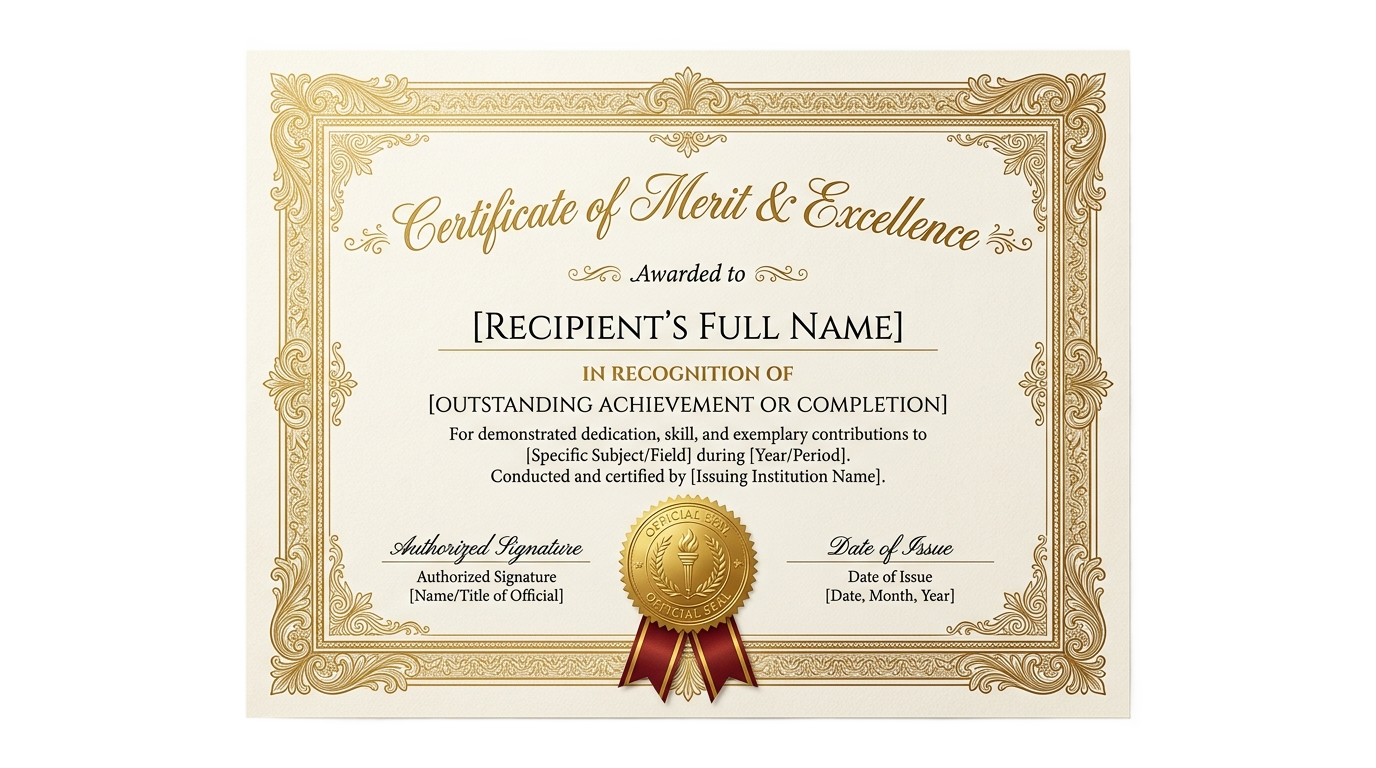 certificate of achievement png PNG transparent background