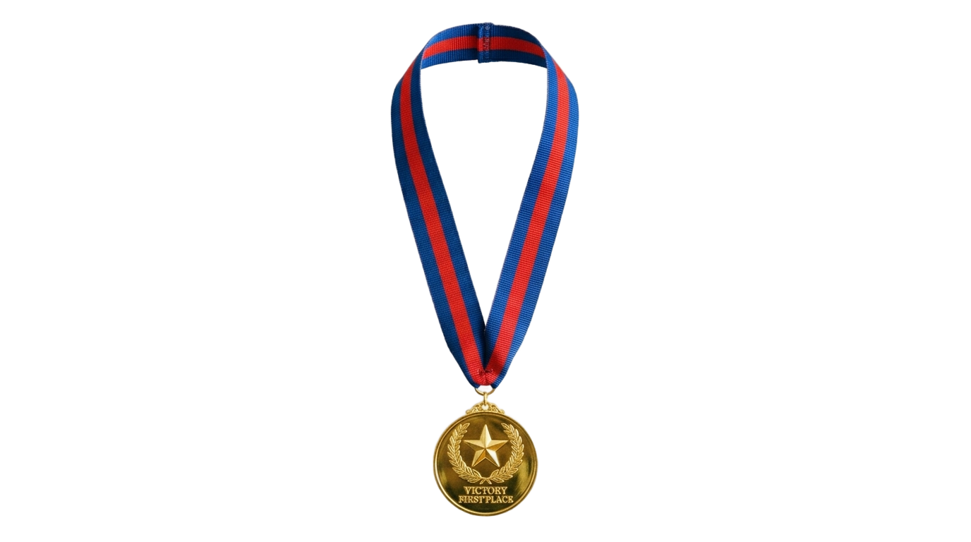 gold medal cartoon png PNG transparent background
