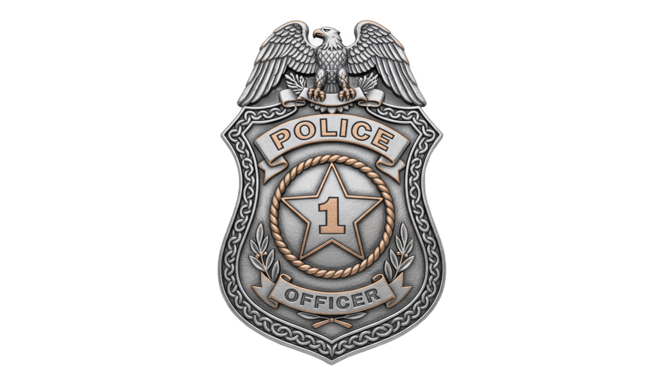 police officer badge png PNG transparent background