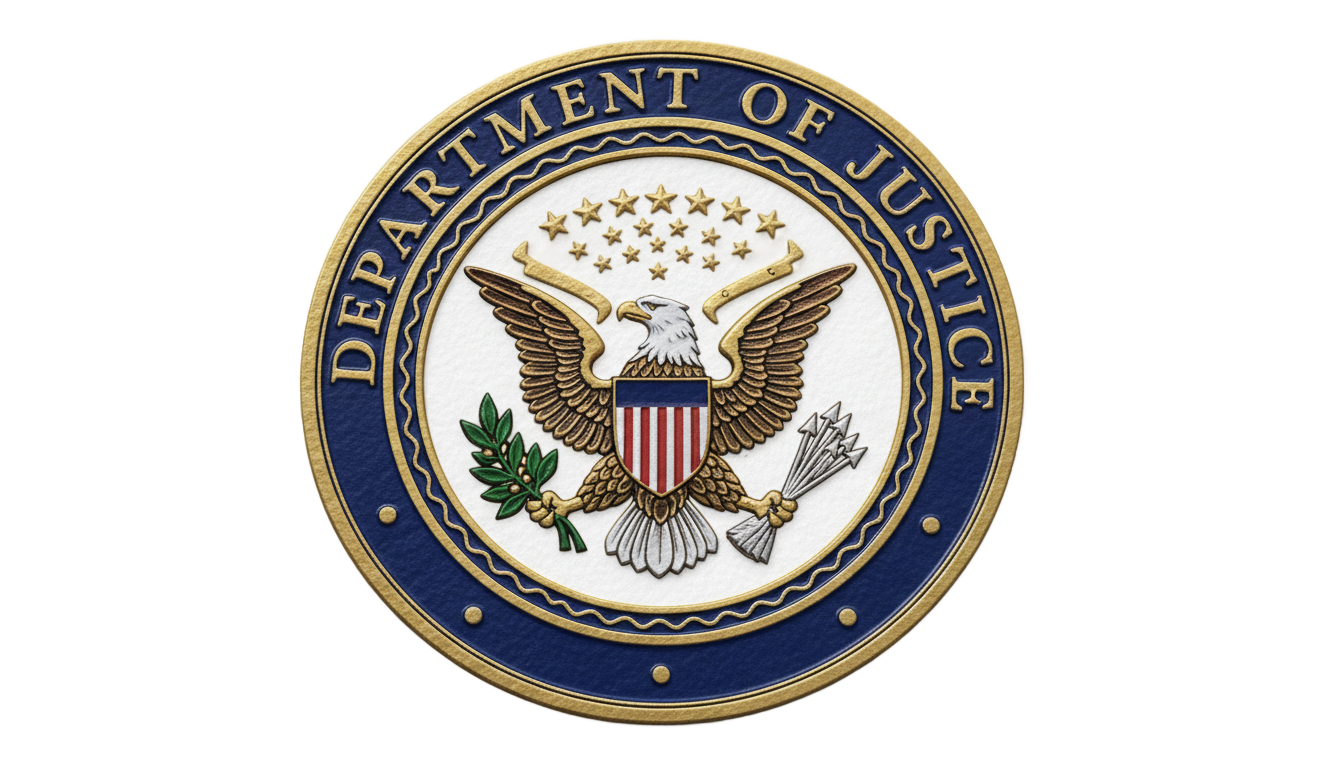 department of justice seal png PNG transparent background
