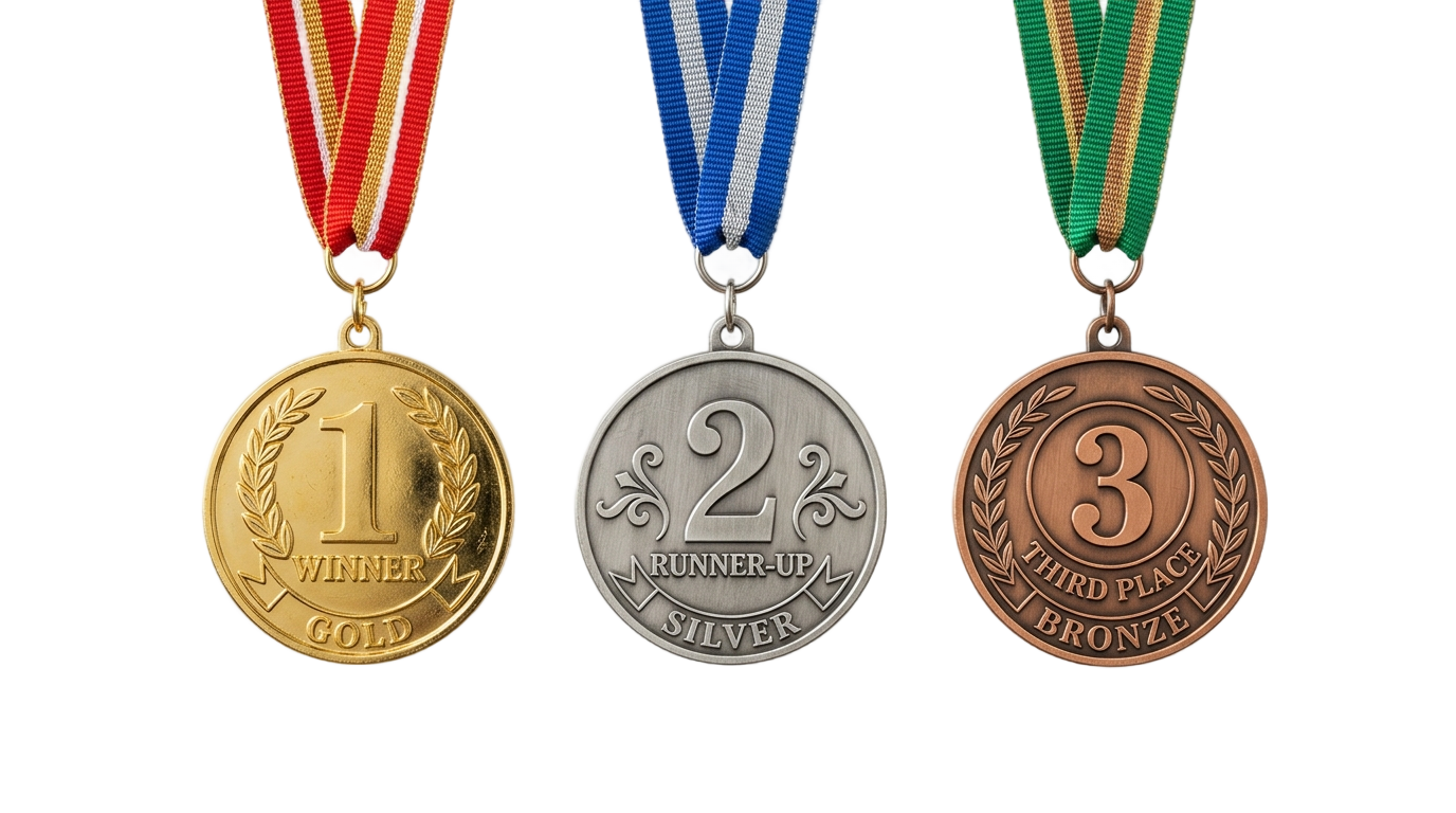 medal 1 2 3 png PNG transparent background