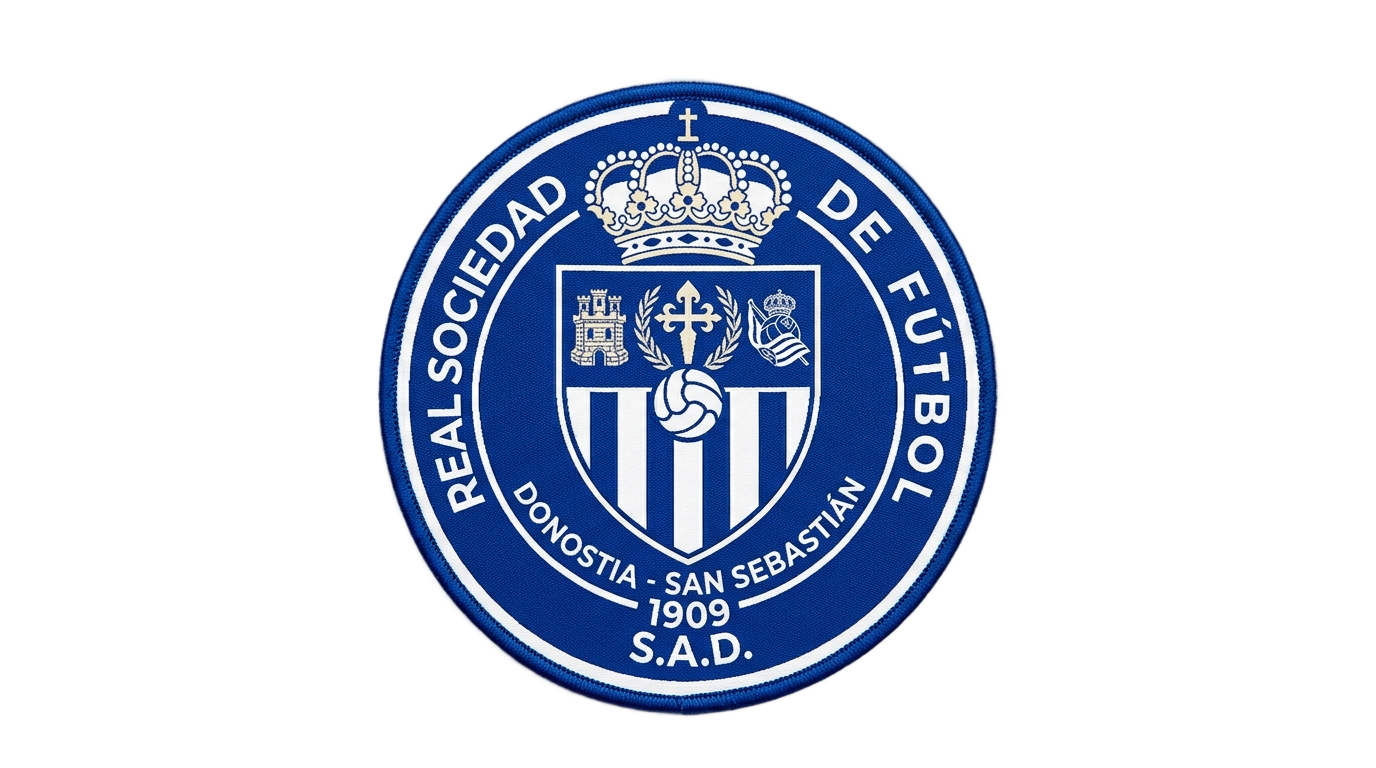 real sociedad badge png PNG transparent background