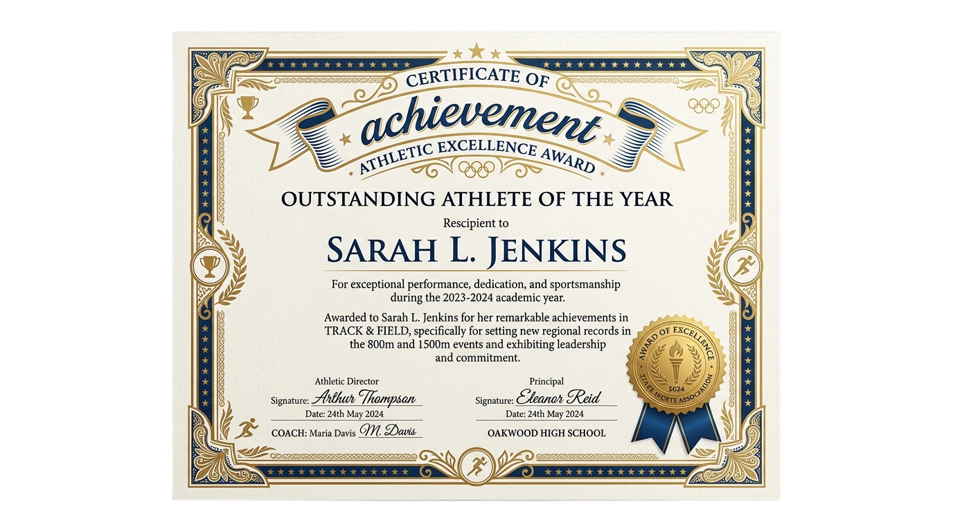 sports certificate png PNG transparent background