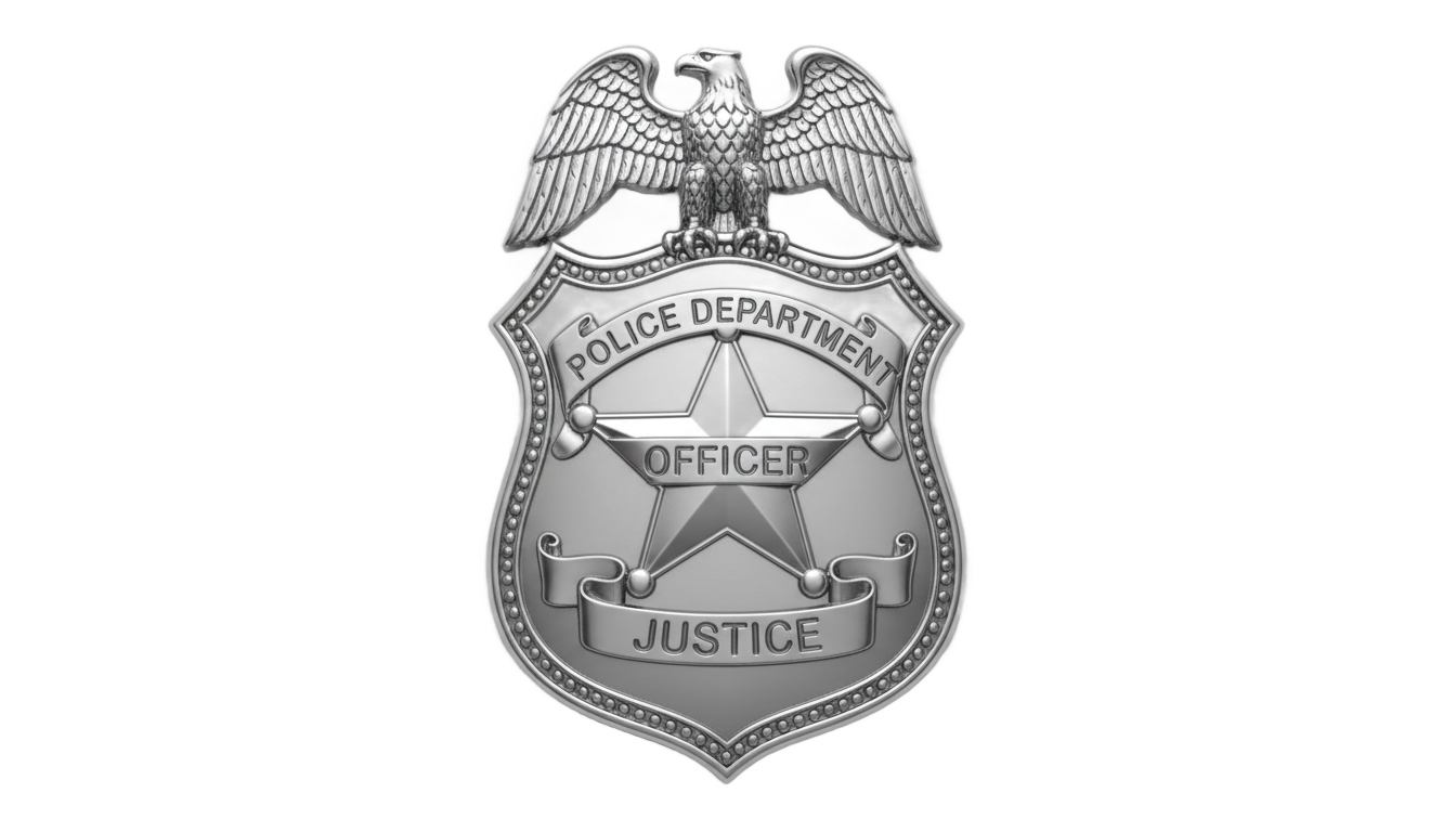 police badge png PNG transparent background