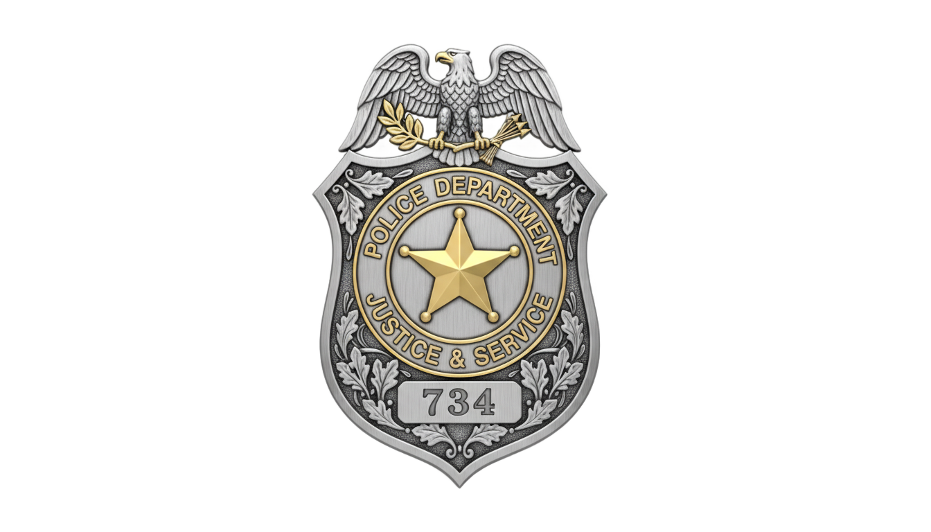police officer badge png PNG transparent background