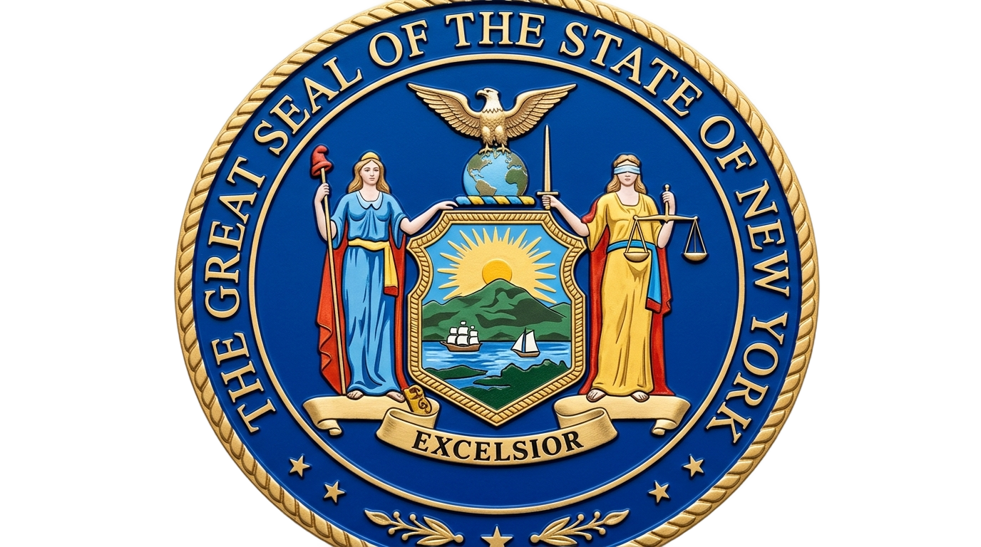 new york state seal png PNG transparent background