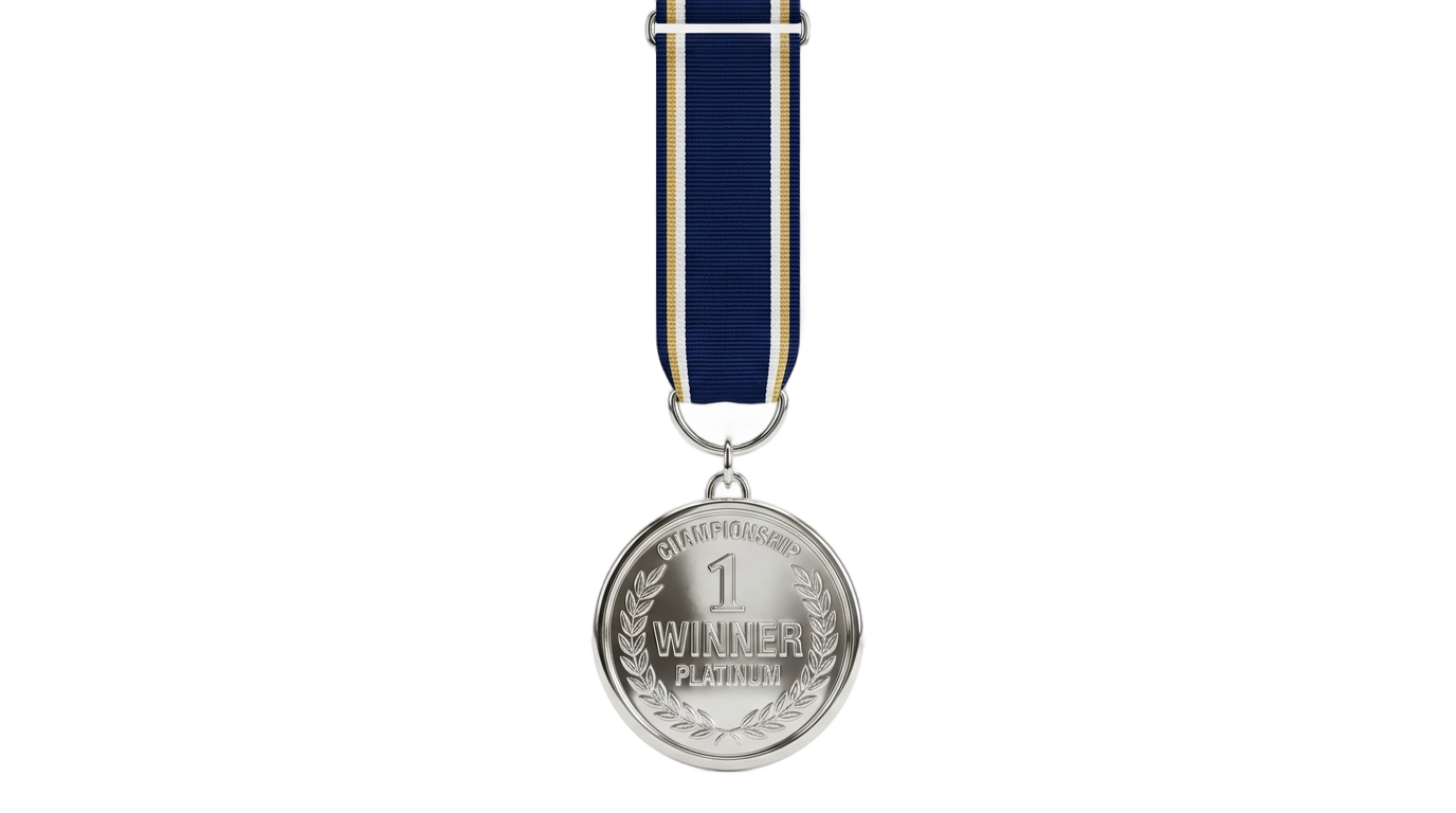 platinum medal png PNG transparent background