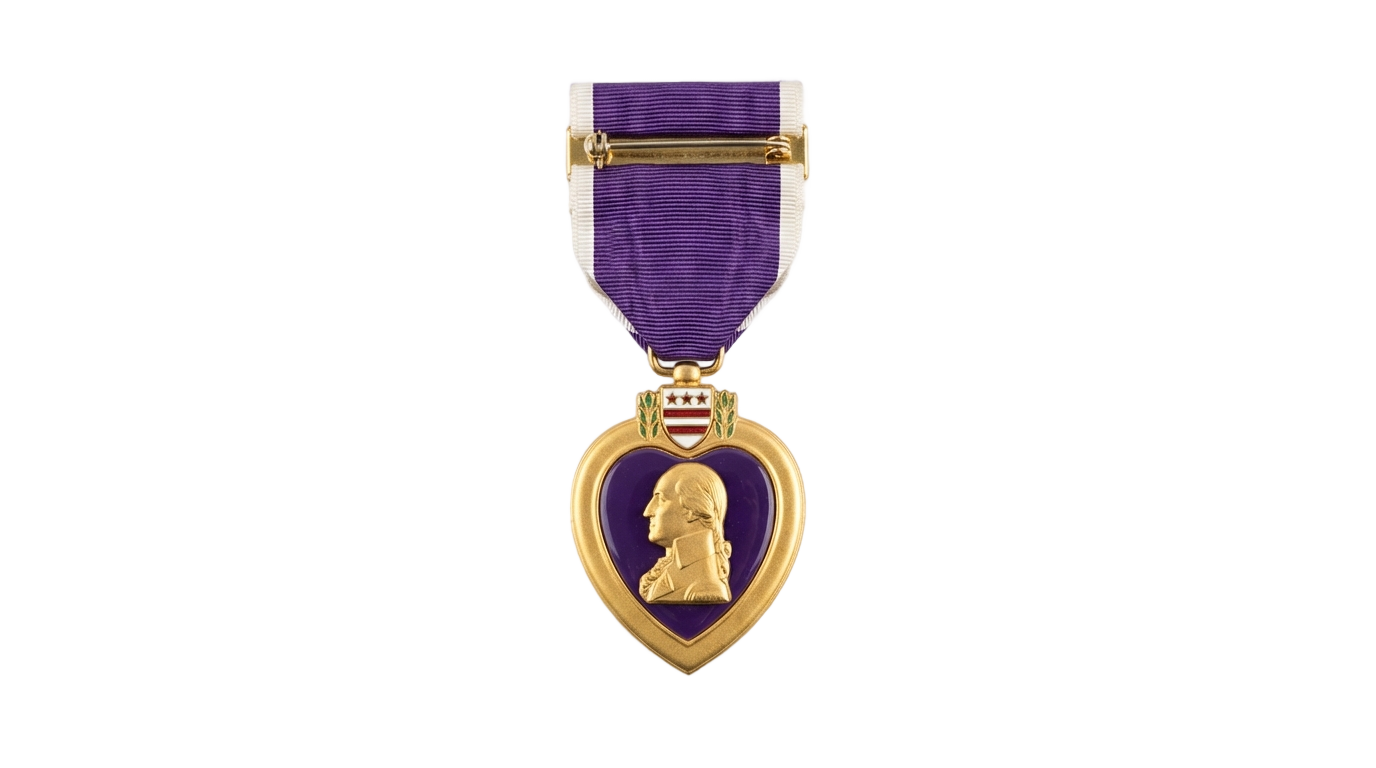 purple heart award png PNG transparent background