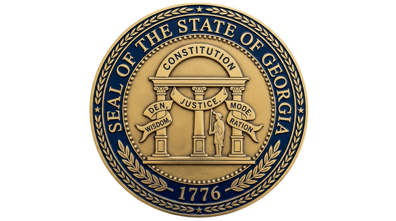 state of georgia seal png PNG transparent background