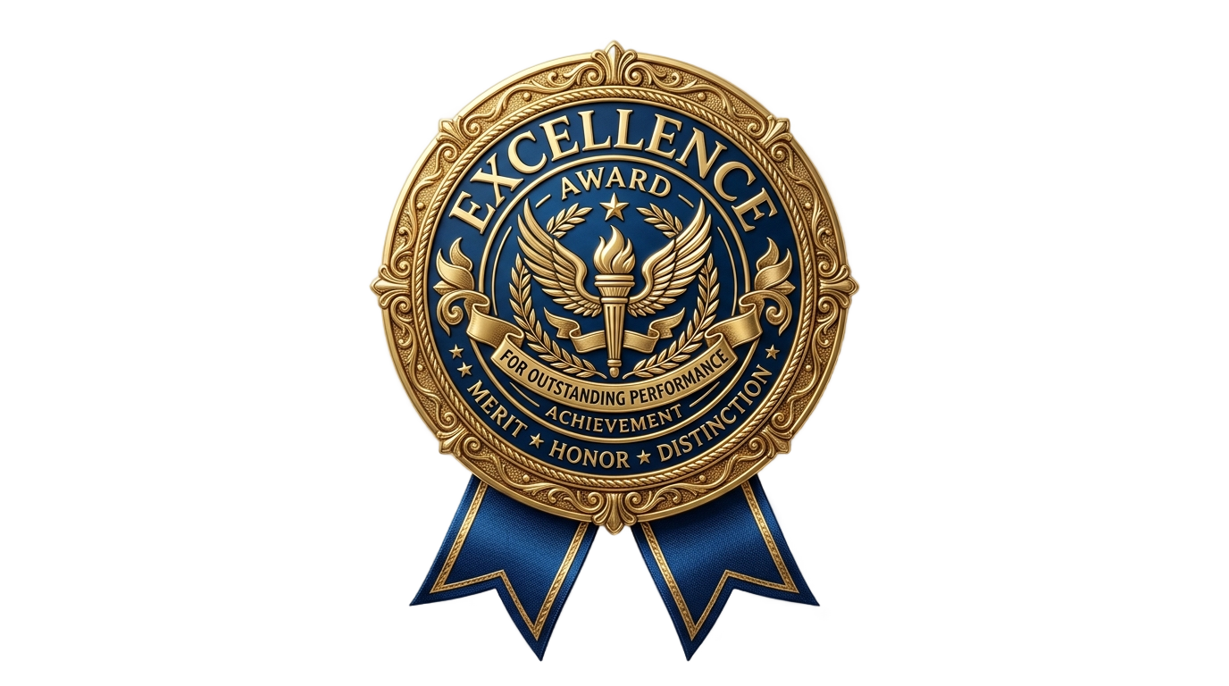 seal of excellence png PNG transparent background