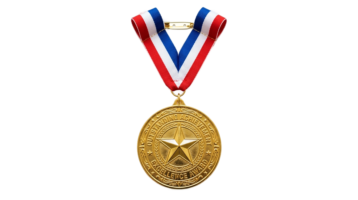 ribbon medal png PNG transparent background