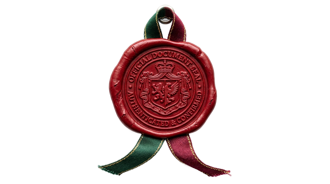 certificate red seal png PNG transparent background