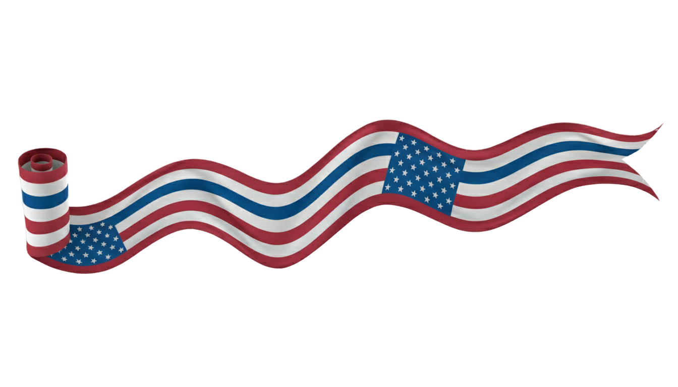 patriotic banner png PNG transparent background