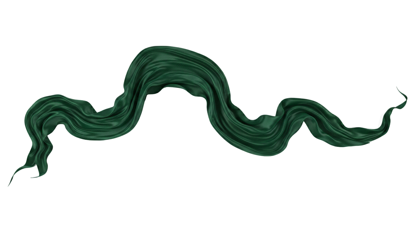 dark green ribbon banner png PNG transparent background