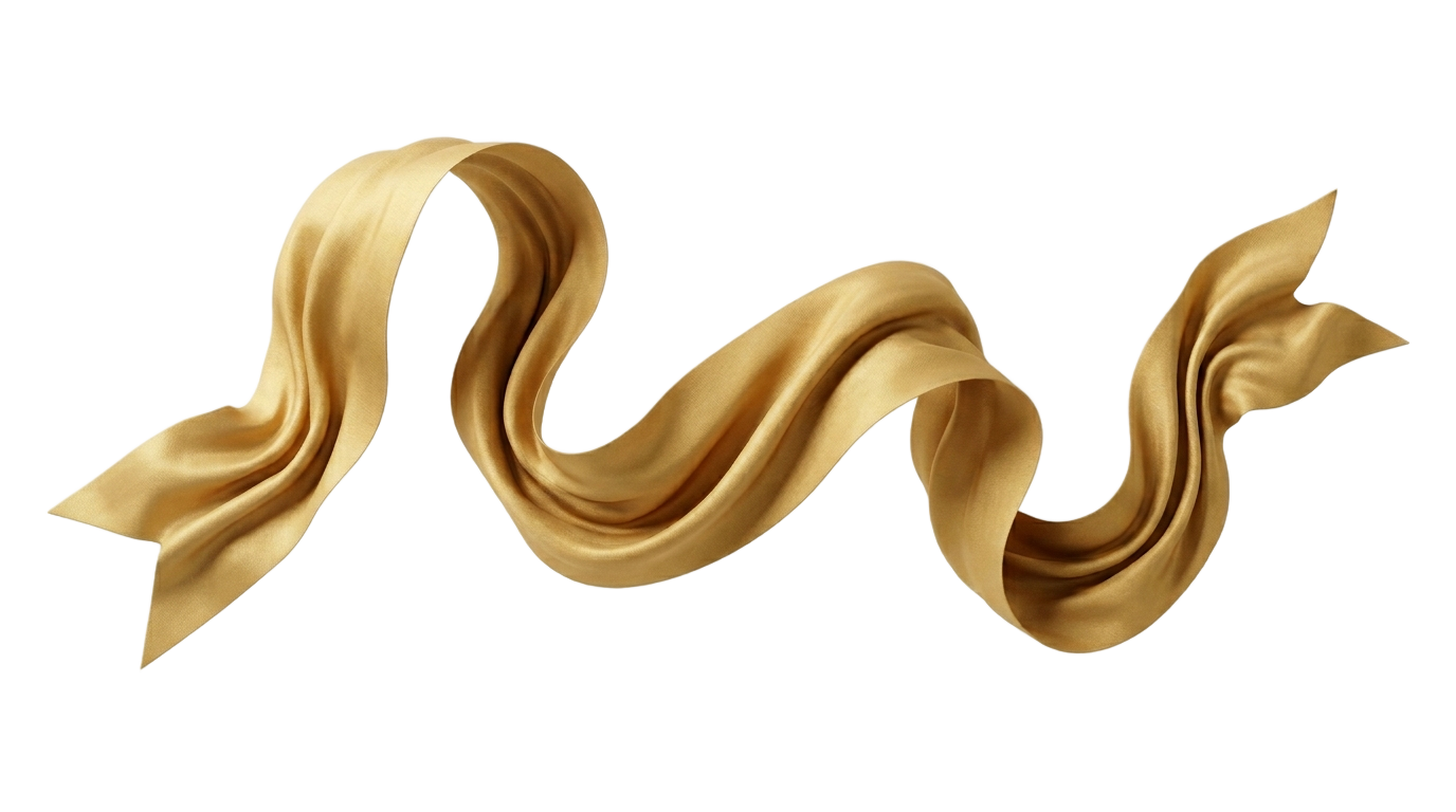 curved ribbon banner png PNG transparent background
