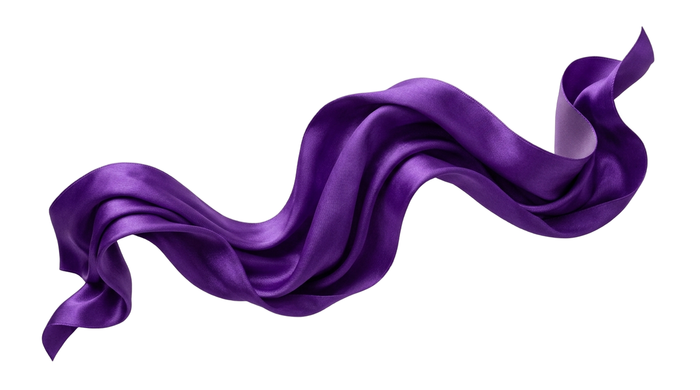 purple ribbon banner png PNG transparent background