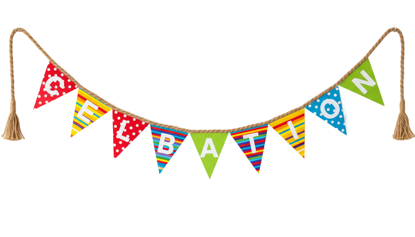 png birthday banner PNG transparent background