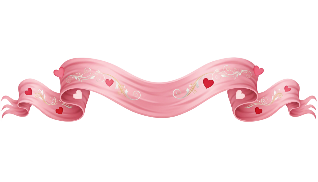 valentines day banner png PNG transparent background
