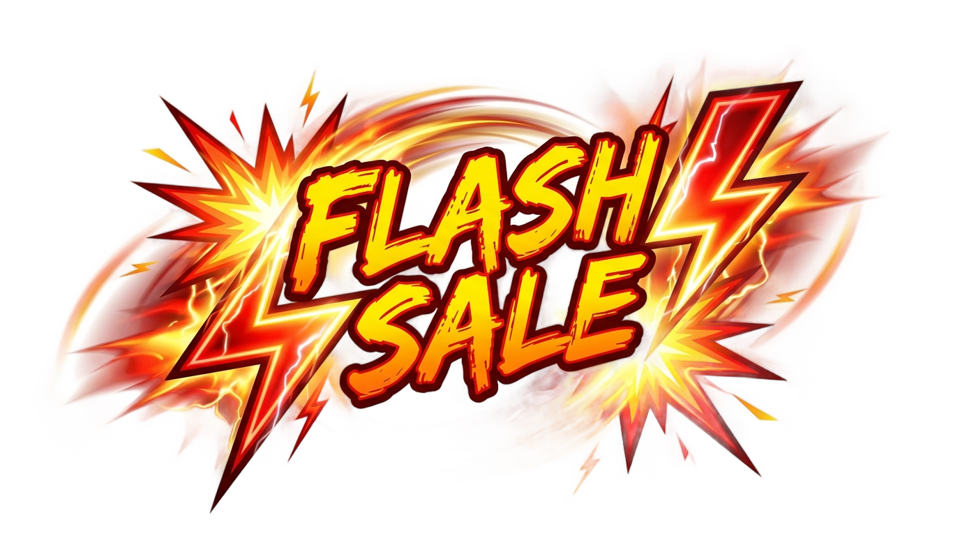 flash sale banner png PNG transparent background