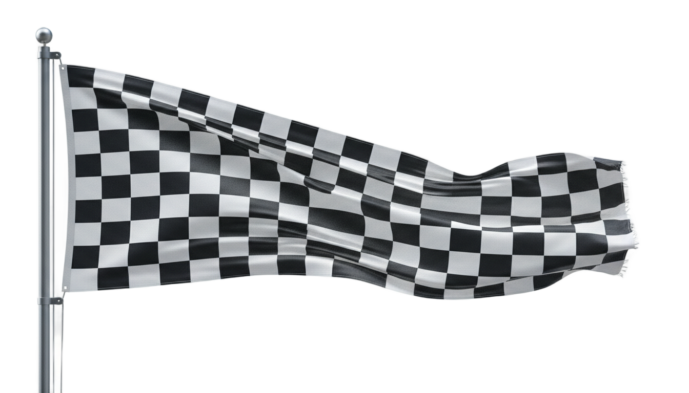 checkered banner png PNG transparent background