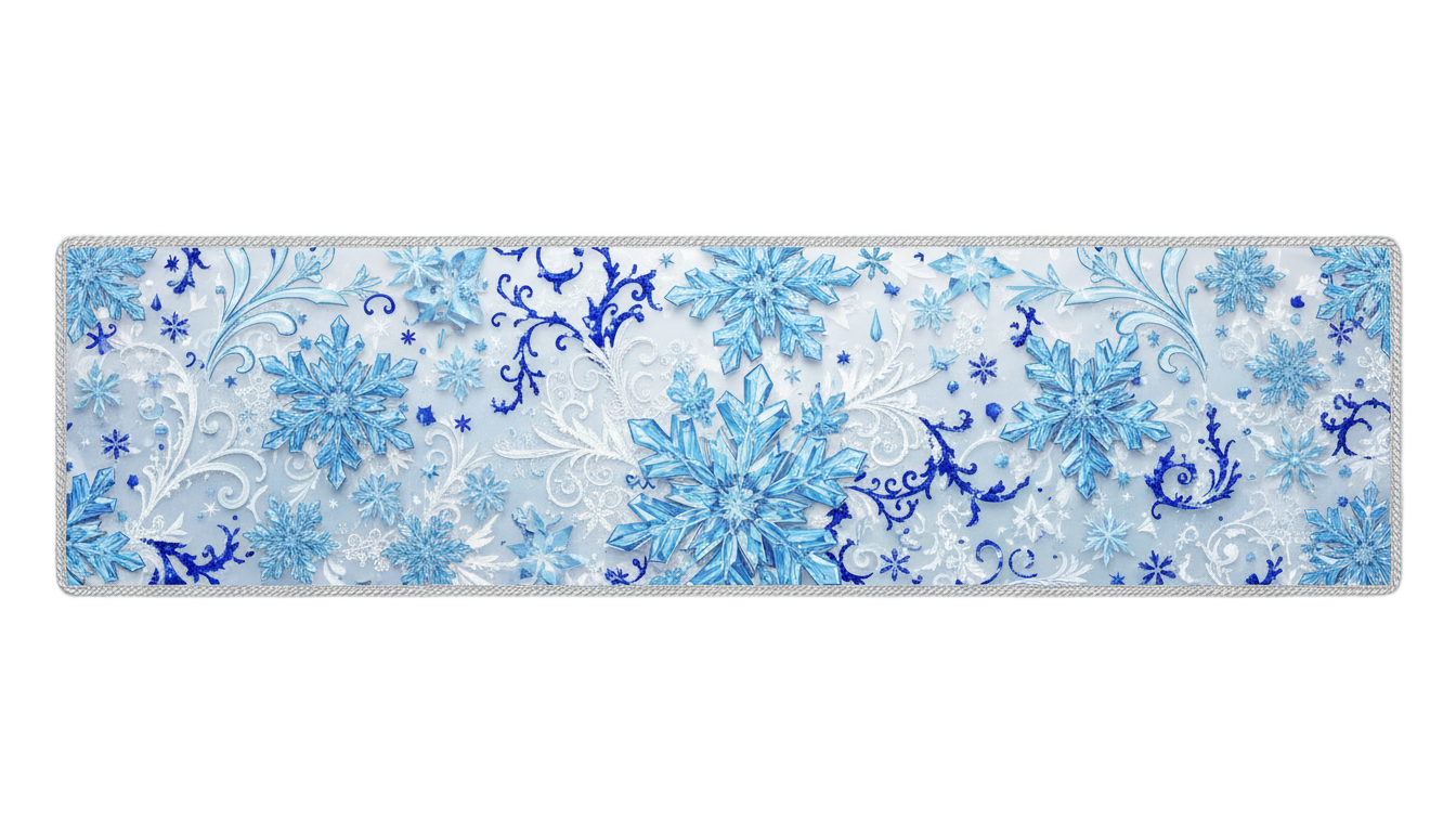 snowflake banner png PNG transparent background