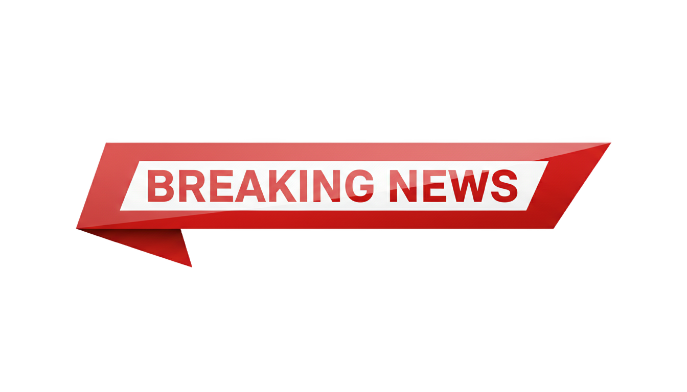 red news banner png PNG transparent background