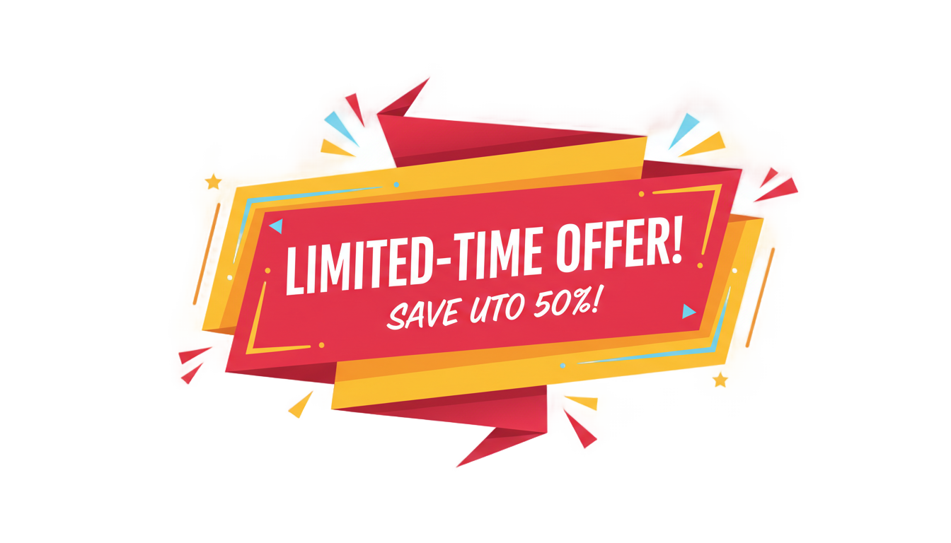 sales banner png PNG transparent background