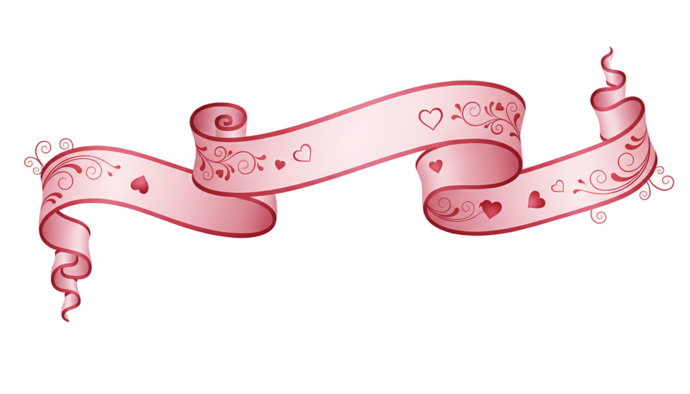 valentines day banner png PNG transparent background