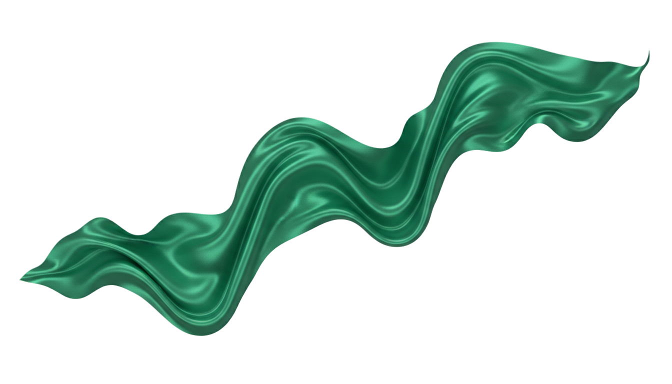 green banner png PNG transparent background