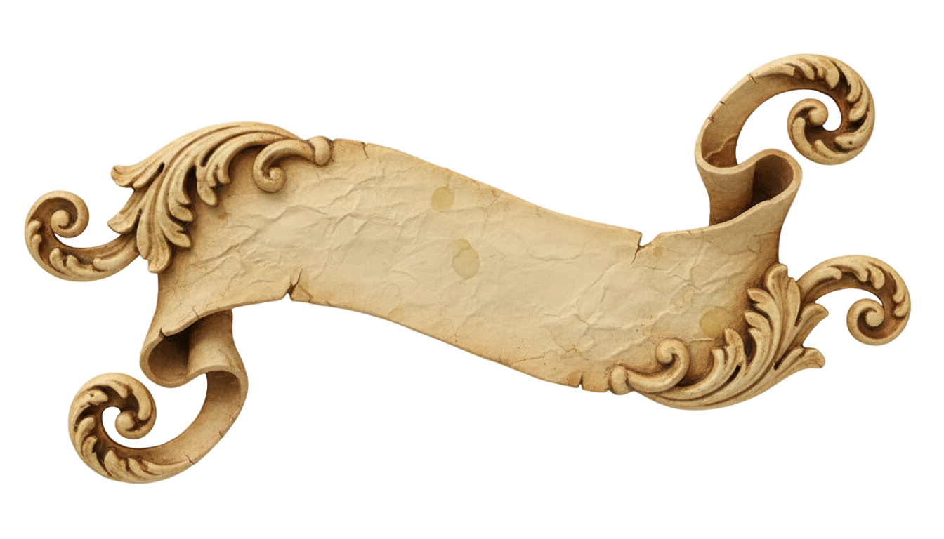 vintage ribbon banner png PNG transparent background