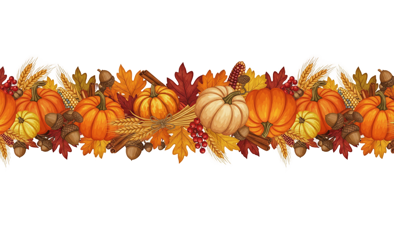 fall banner png PNG transparent background