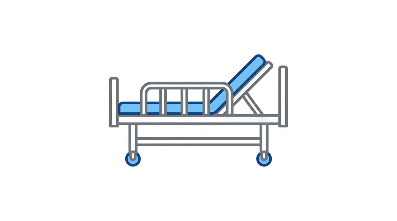 hospital bed icon png PNG transparent background