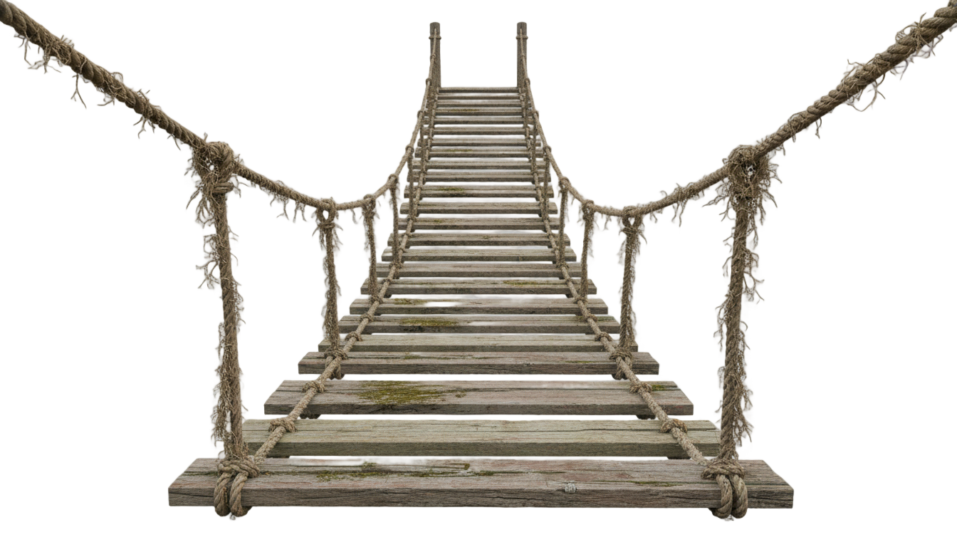 rope bridge png PNG transparent background