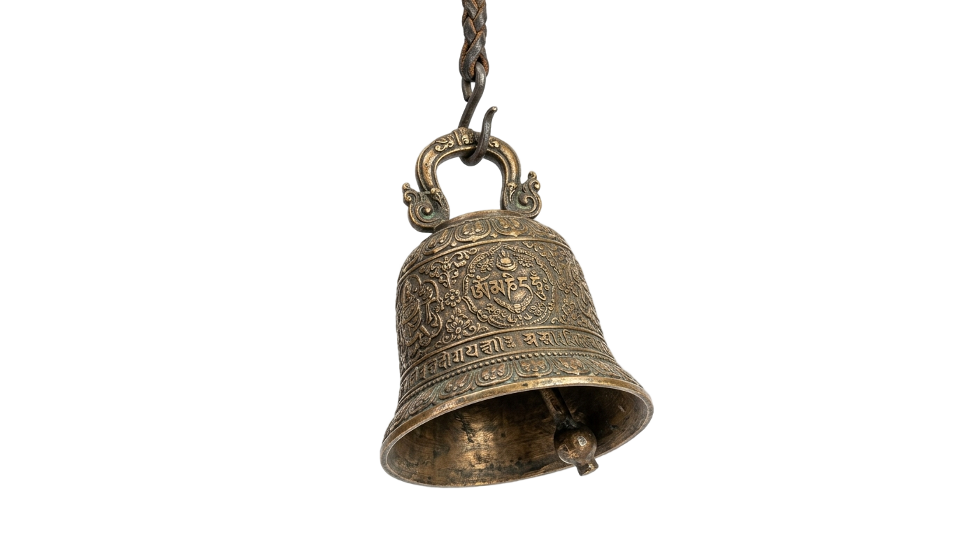 hanging temple bell png PNG transparent background