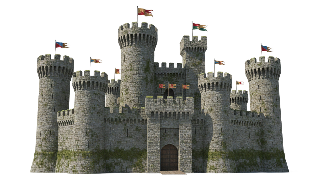 medieval castle png PNG transparent background